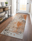 Addison Rugs Saelion Orange Washable Indoor-Outdoor Rug