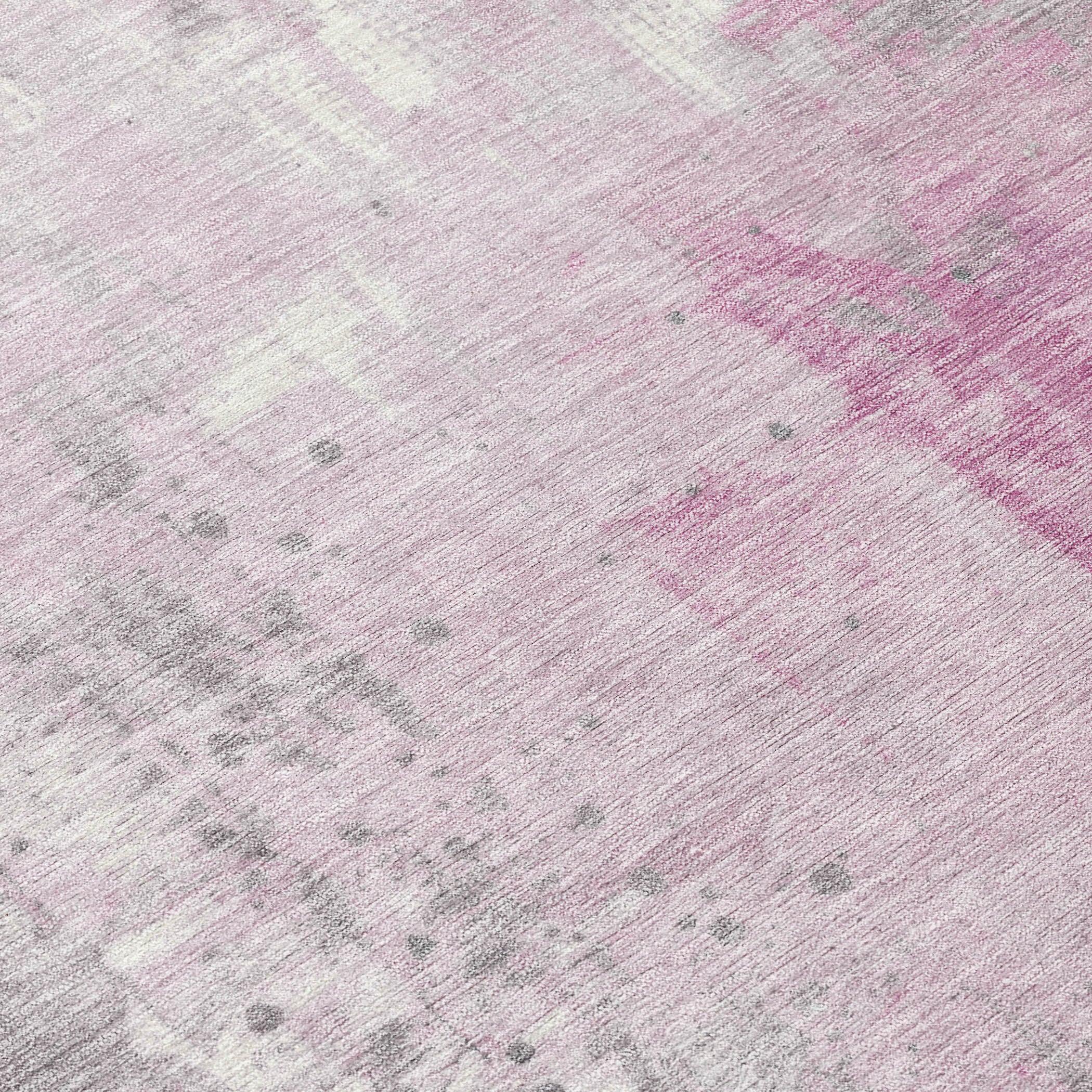 Addison Rugs Saelion Pink Washable Indoor-Outdoor Rug