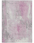 Addison Rugs Saelion Pink Washable Indoor-Outdoor Rug