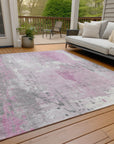 Addison Rugs Saelion Pink Washable Indoor-Outdoor Rug