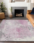 Addison Rugs Saelion Pink Washable Indoor-Outdoor Rug