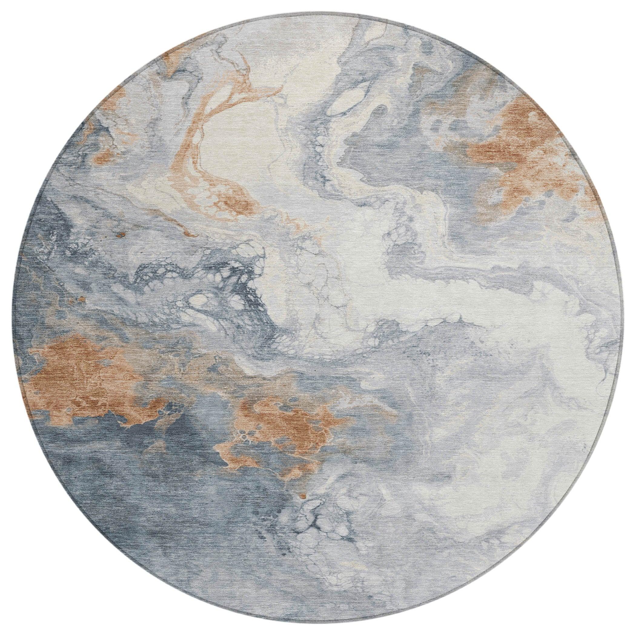 Addison Rugs Saelira Gray Washable Indoor-Outdoor Rug