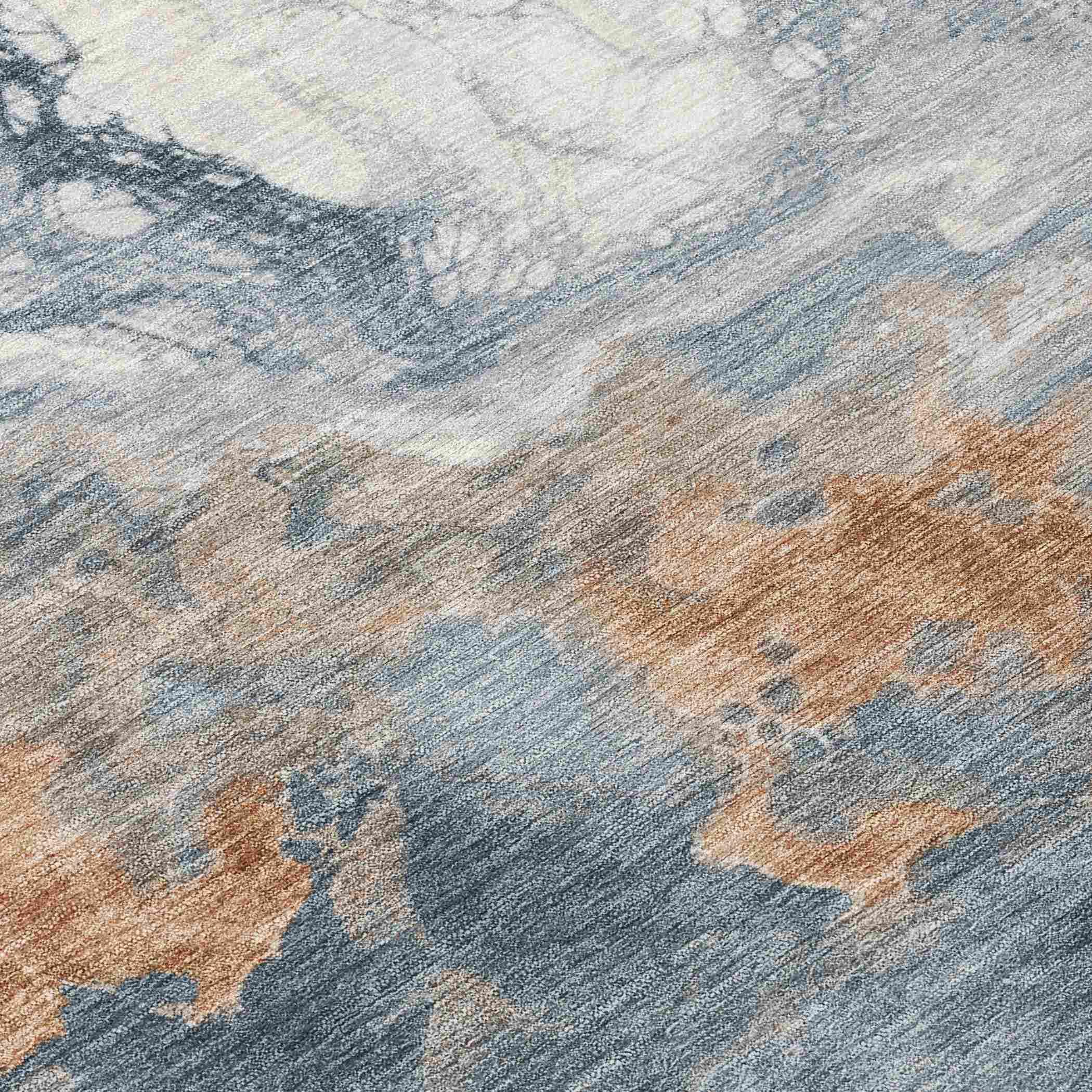 Addison Rugs Saelira Gray Washable Indoor-Outdoor Rug
