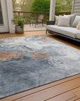 Addison Rugs Saelira Gray Washable Indoor-Outdoor Rug