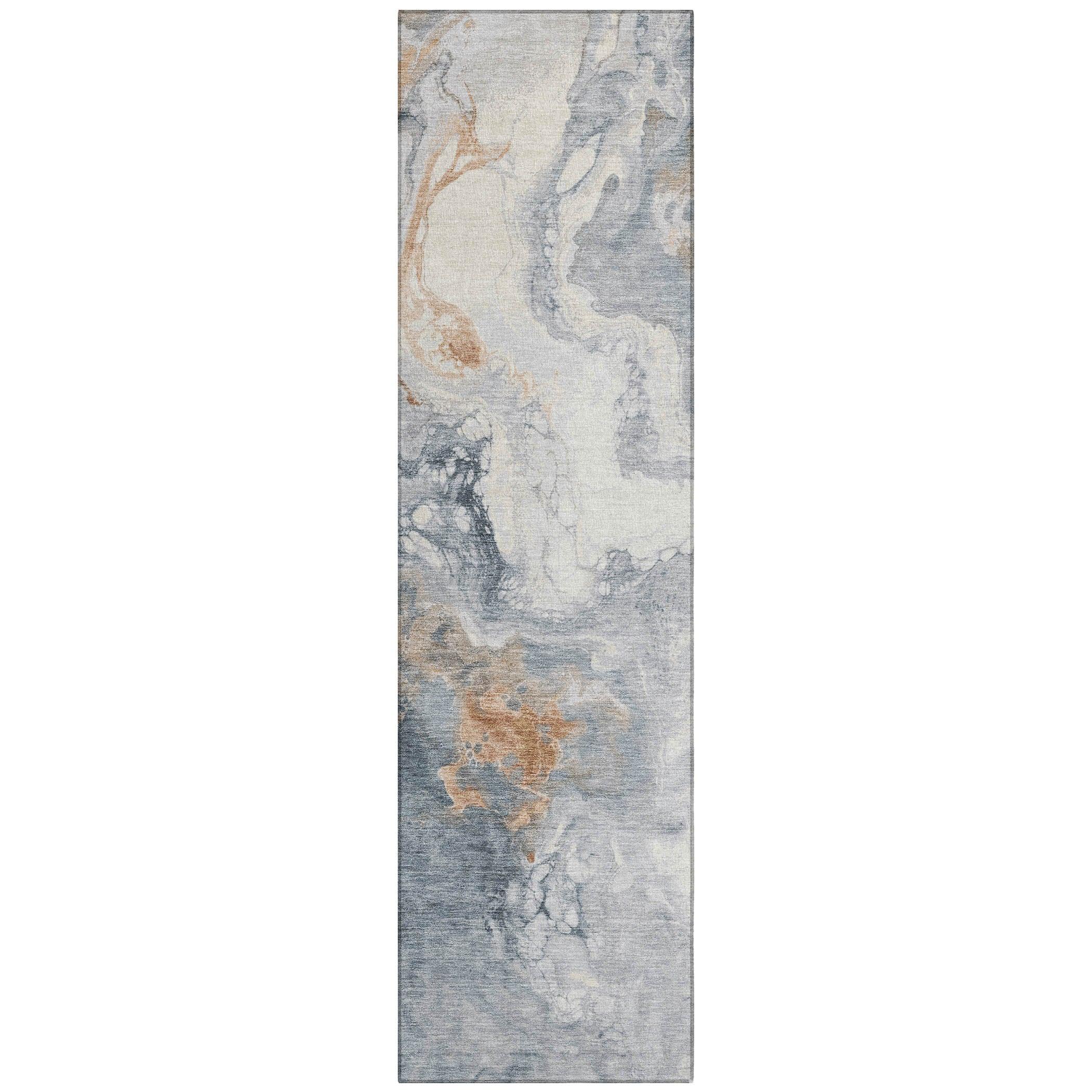 Addison Rugs Saelira Gray Washable Indoor-Outdoor Rug