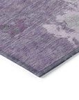 Addison Rugs Saelira Purple Washable Indoor-Outdoor Rug