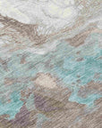 Addison Rugs Saelira Teal Washable Indoor-Outdoor Rug