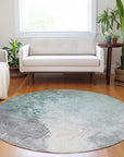 Addison Rugs Saelius Blue Washable Indoor-Outdoor Rug