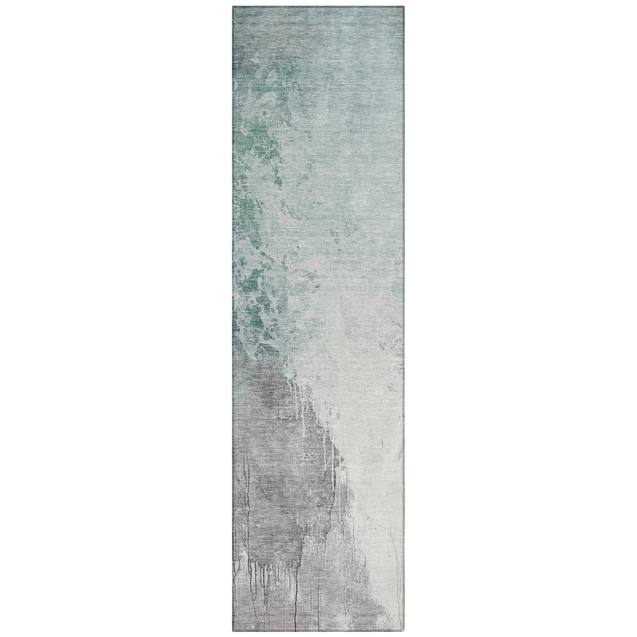 Addison Rugs Saelius Blue Washable Indoor-Outdoor Rug