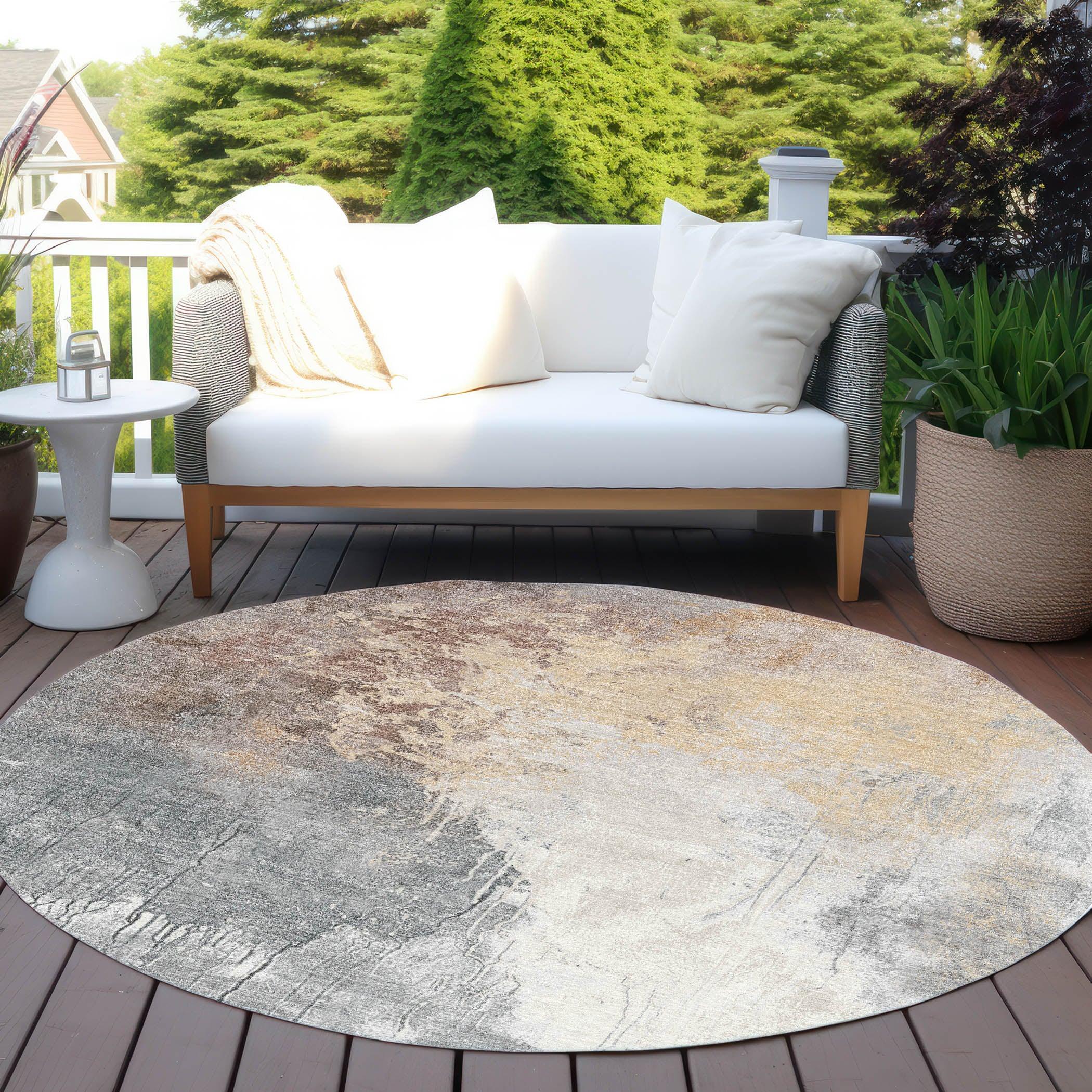 Addison Rugs Saelius Coral Washable Indoor-Outdoor Rug