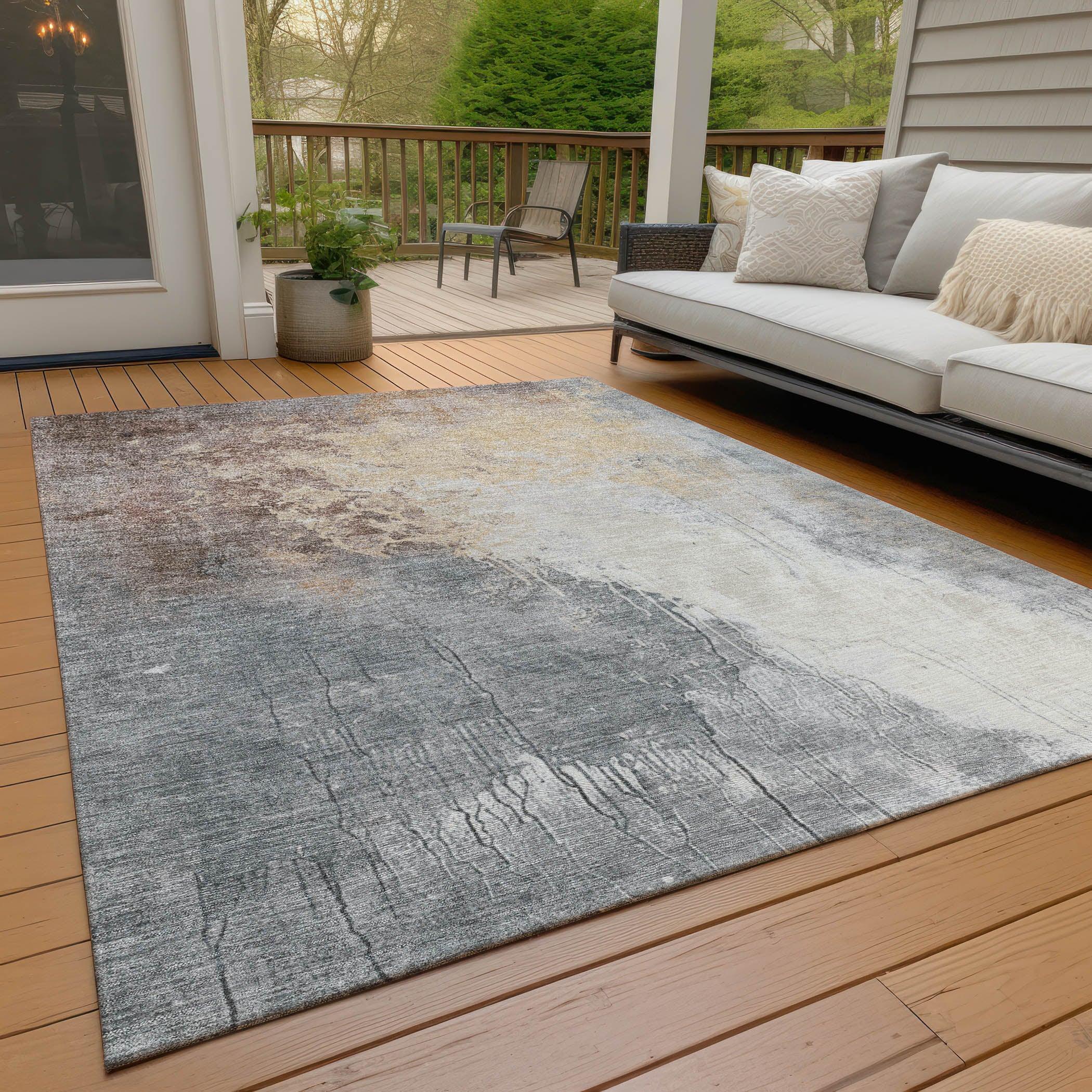 Addison Rugs Saelius Coral Washable Indoor-Outdoor Rug