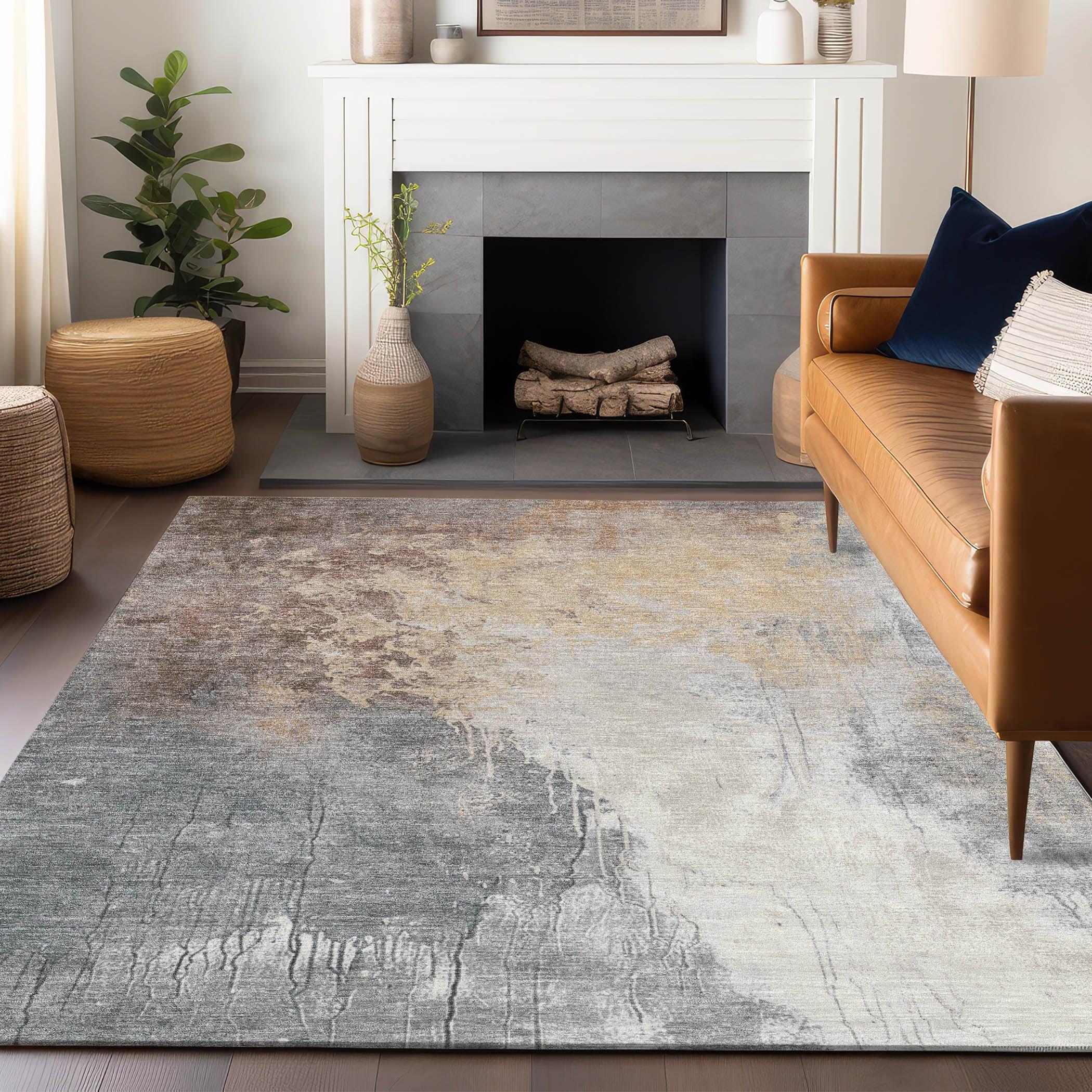 Addison Rugs Saelius Coral Washable Indoor-Outdoor Rug