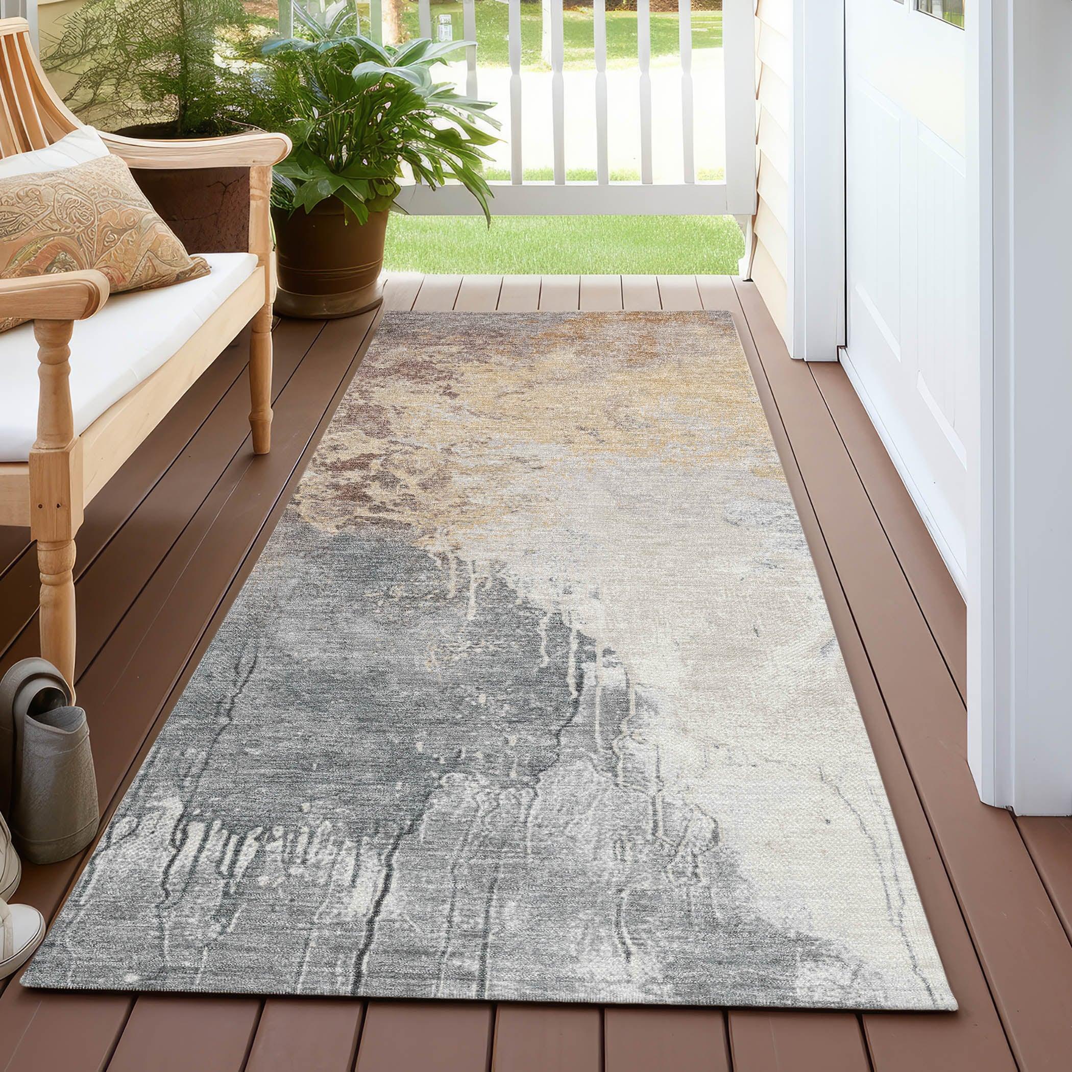 Addison Rugs Saelius Coral Washable Indoor-Outdoor Rug
