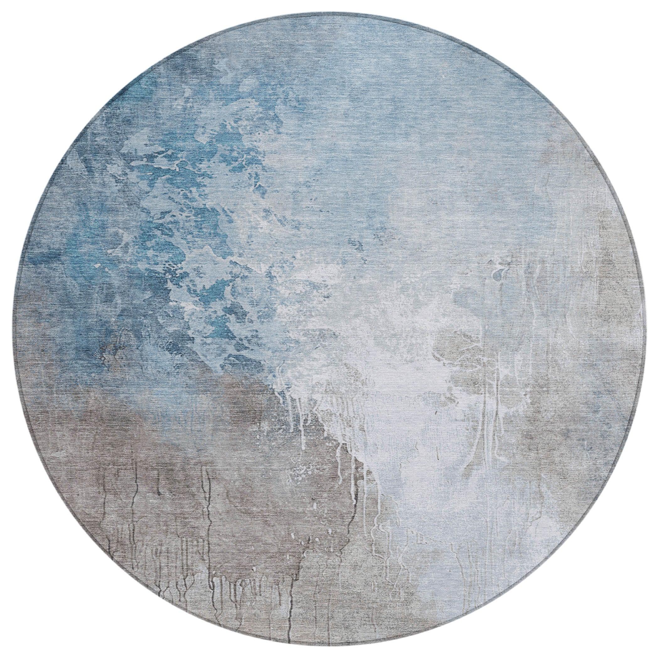 Addison Rugs Saelius Denim Washable Indoor-Outdoor Rug