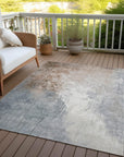 Addison Rugs Saelius Orange Washable Indoor-Outdoor Rug