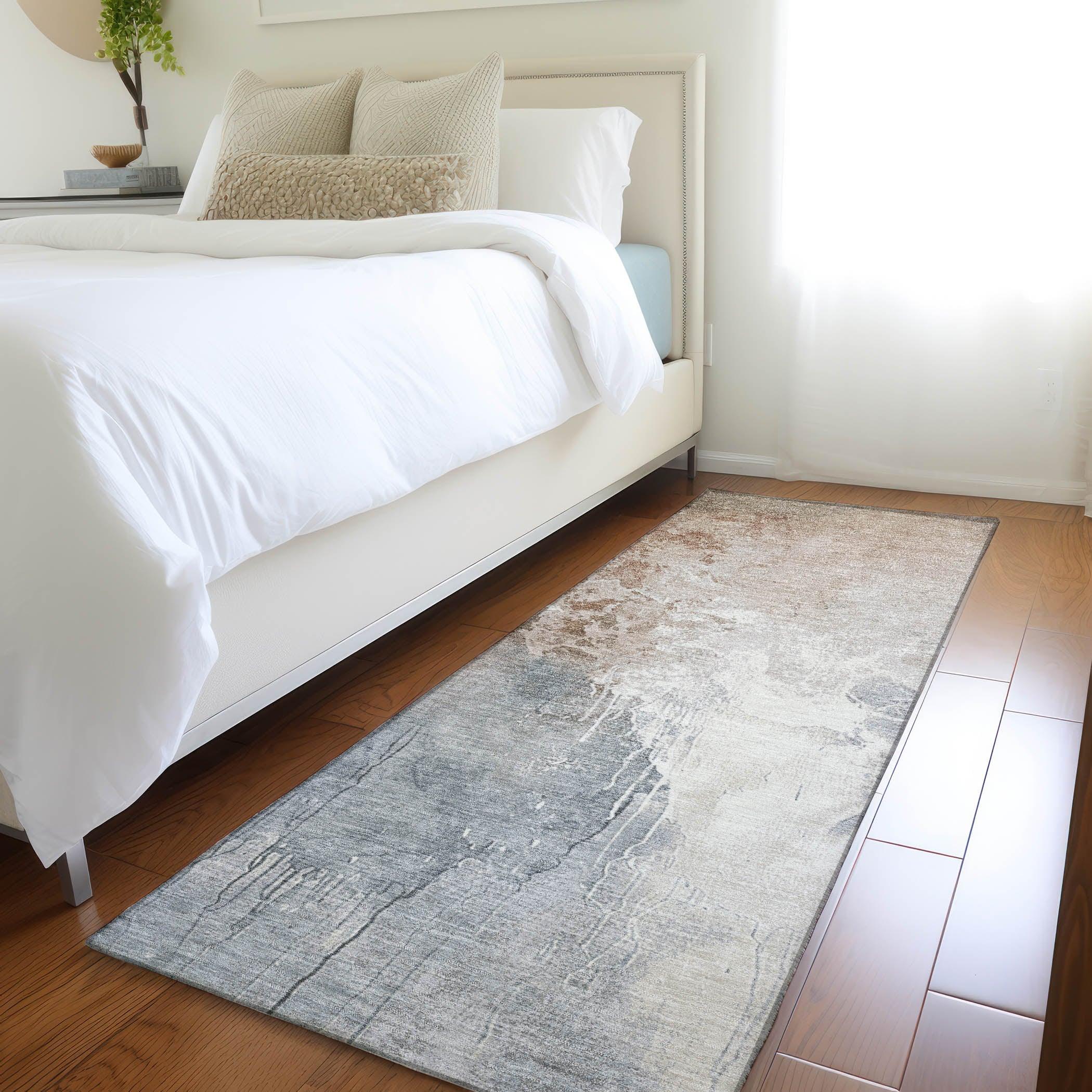 Addison Rugs Saelius Orange Washable Indoor-Outdoor Rug
