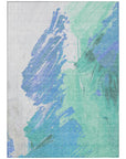 Addison Rugs Saelon Blue Washable Indoor-Outdoor Rug