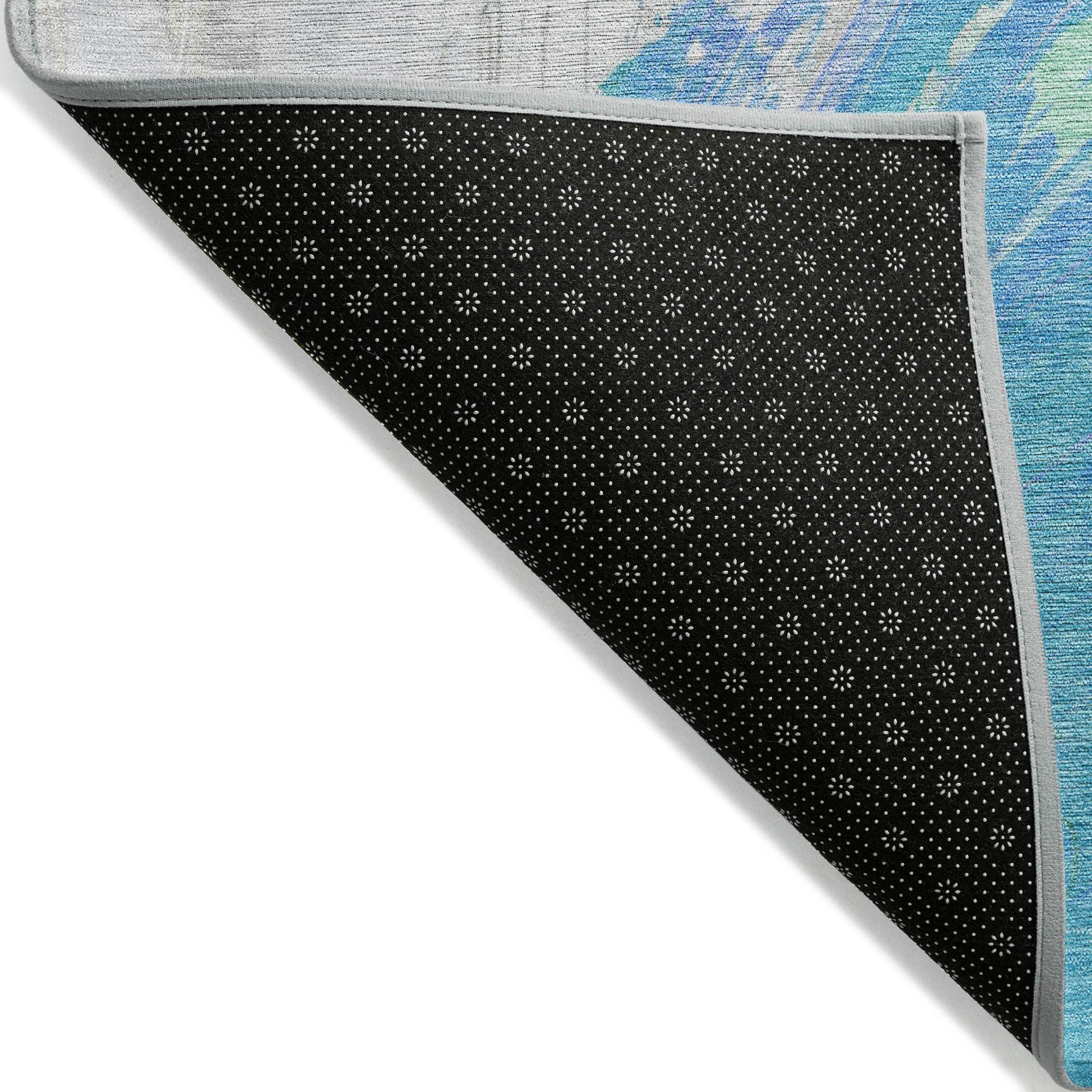 Addison Rugs Saelon Blue Washable Indoor-Outdoor Rug