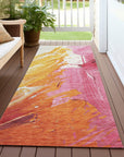 Addison Rugs Saelon Blush Washable Indoor-Outdoor Rug