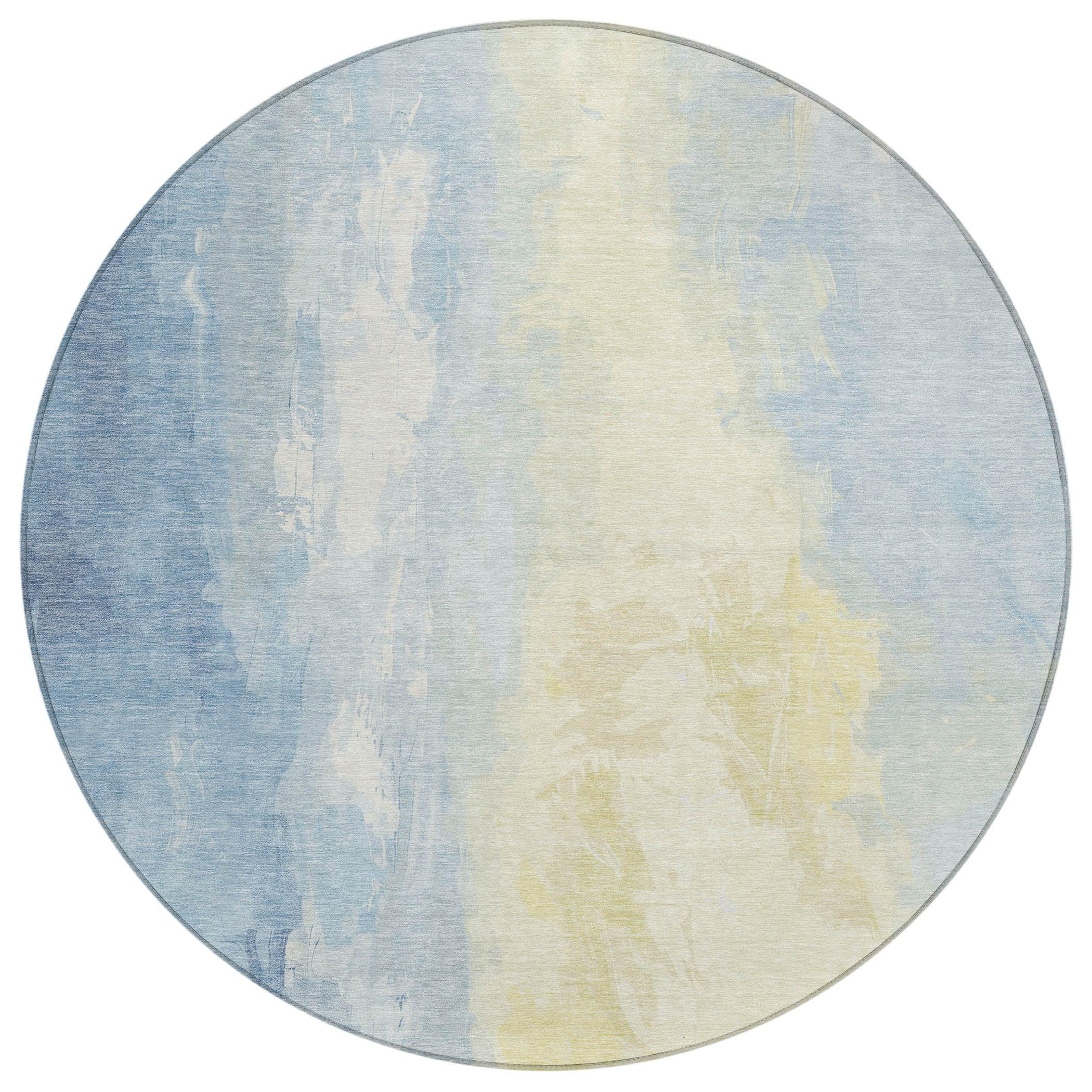 Addison Rugs Saelor Blue Washable Indoor-Outdoor Rug