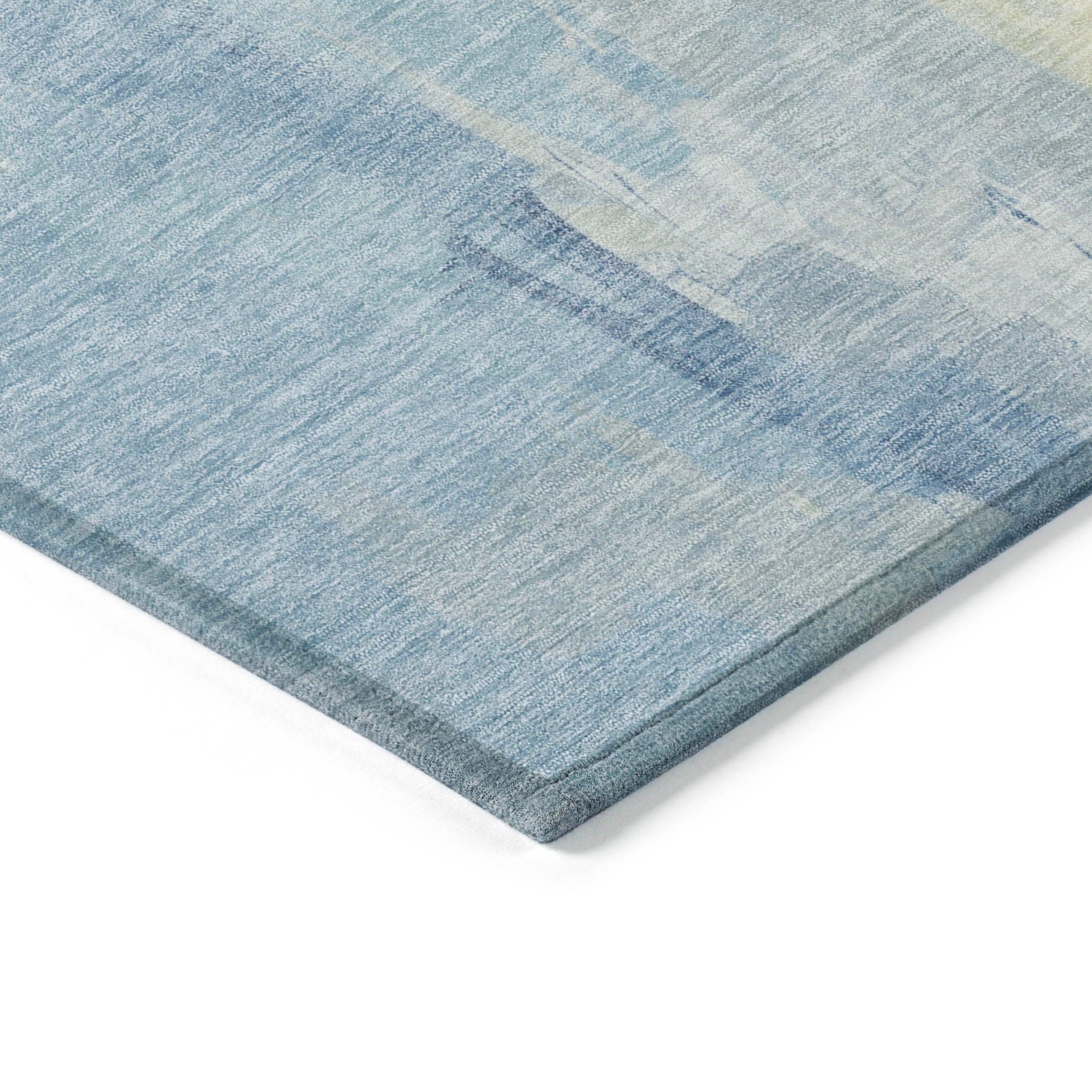 Addison Rugs Saelor Blue Washable Indoor-Outdoor Rug