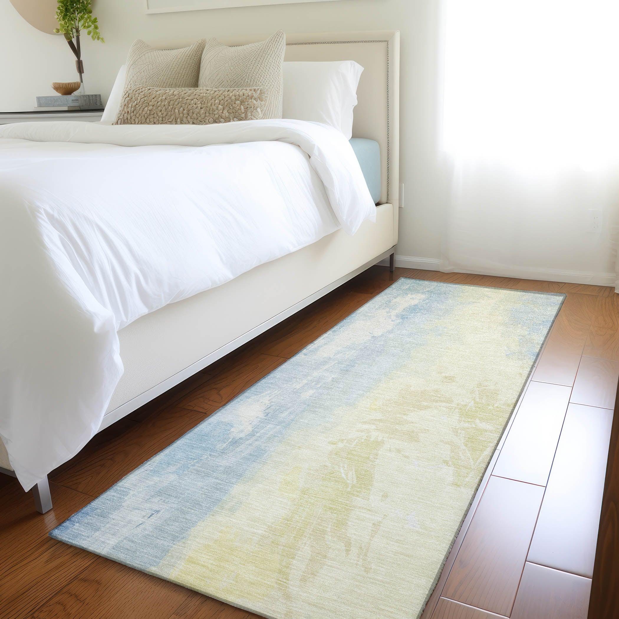 Addison Rugs Saelor Blue Washable Indoor-Outdoor Rug