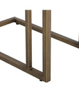 SUNPAN Sawyer Steel d Concrete Outdoor Rectangular End Table
