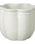Emissary Scalloped Ceramic Outdoor Planter