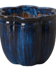 Emissary Scalloped Ceramic Outdoor Planter