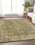 LOOMLAN Rugs Scarlune Brown Washable Indoor-Outdoor Rug