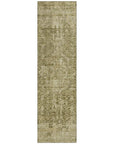 LOOMLAN Rugs Scarlune Brown Washable Indoor-Outdoor Rug