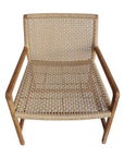Porto Wood Framed Patio Occasional Chair