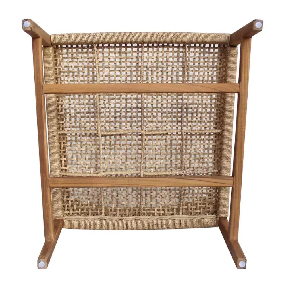 Porto Wood Framed Patio Occasional Chair