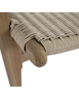 Sunset West Sedona Modern Teak Outdoor Lounge Chaise