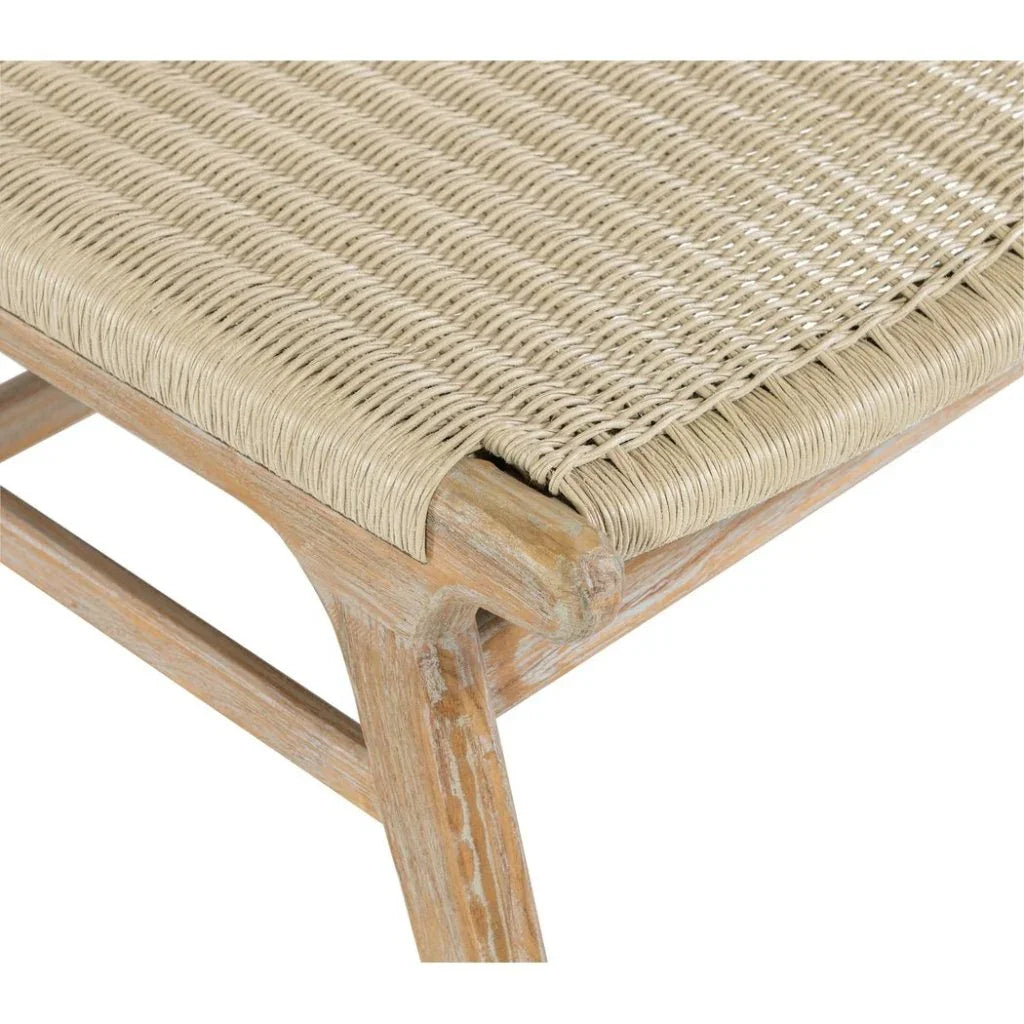 Sunset West Sedona Teak Armless Outdoor Dining Chair 2PC