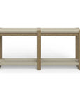 Sedona Teak Wood Outdoor Console Table-Outdoor Console Tables-Sunset West-LOOMLAN