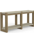 Sedona Teak Wood Outdoor Console Table-Outdoor Console Tables-Sunset West-LOOMLAN