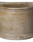 Emissary Semicircle Ceramic Outdoor Planter