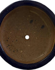 Emissary Shallow Round Ceramic Lip Planter