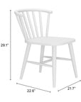 Zuo Modern Shio Aluminum Outdoor Dining Chair Black