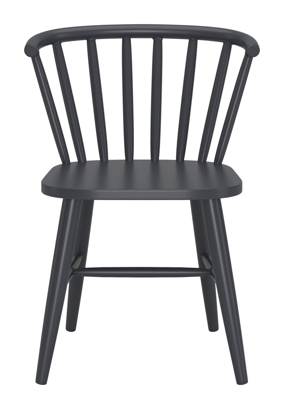 Zuo Modern Shio Aluminum Outdoor Dining Chair Black