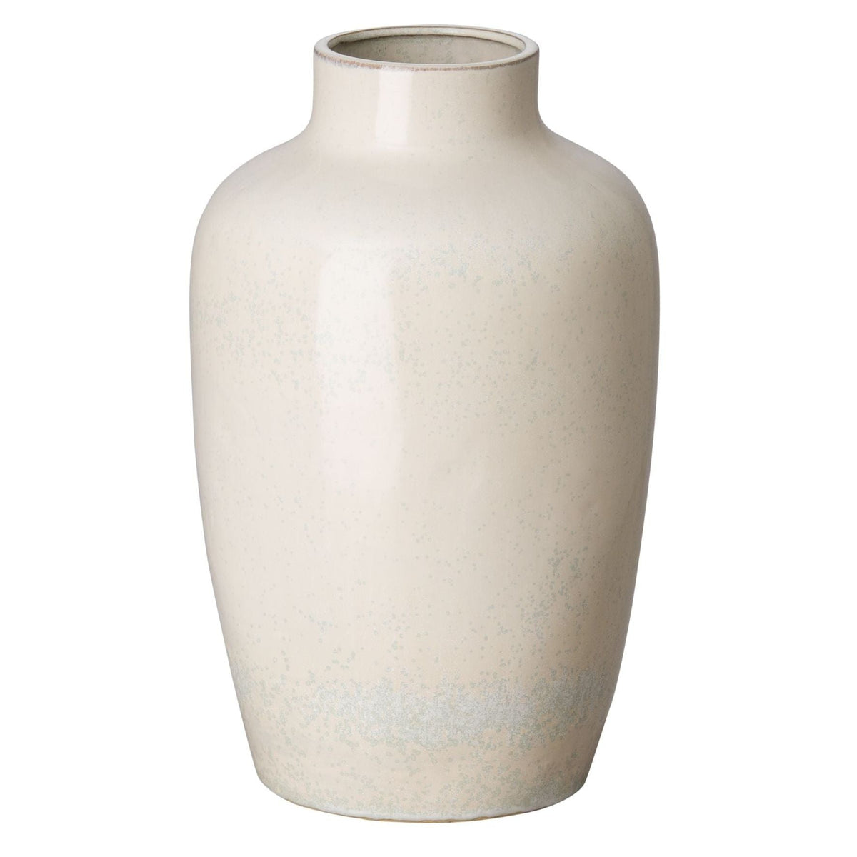 Emissary Shoulder Moon White Ceramic Vase