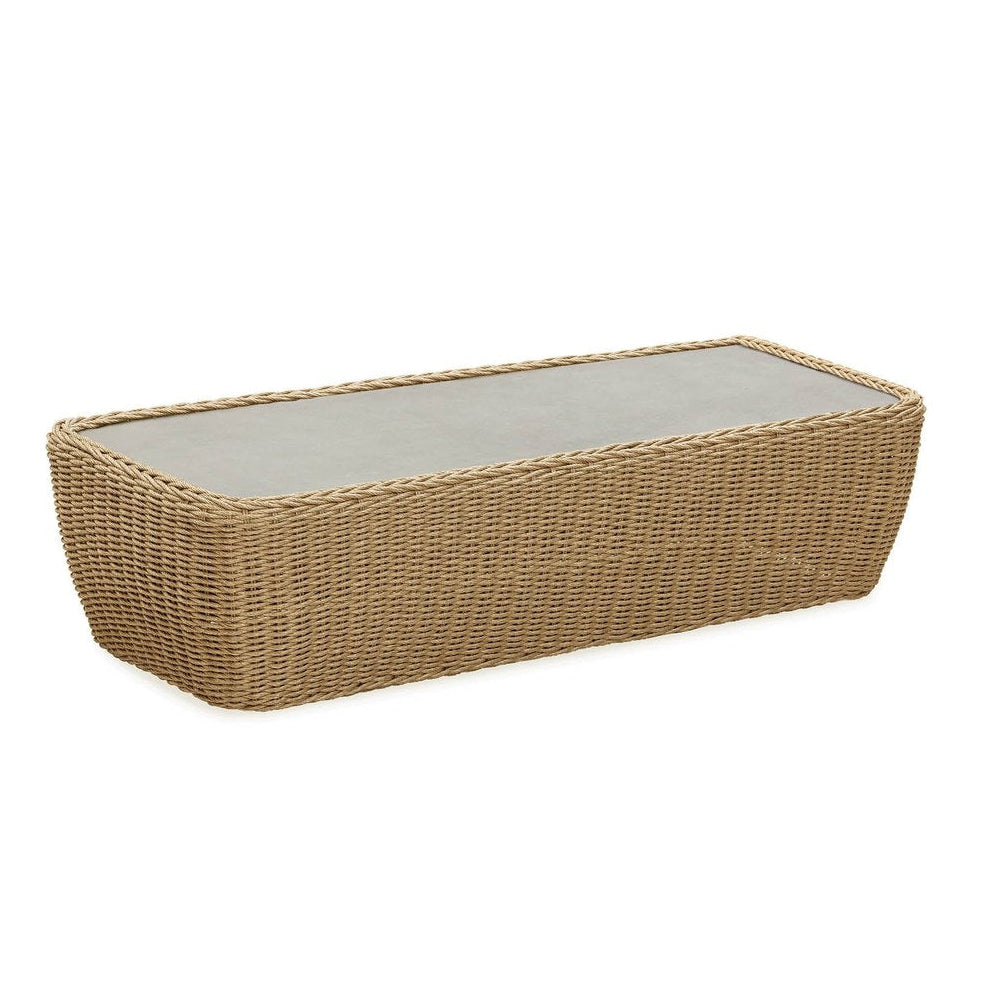 LH Home Siesta All-Weather Wicker Outdoor Coffee Table