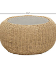 LH Home Siesta All Weather Wicker Outdoor Side Table