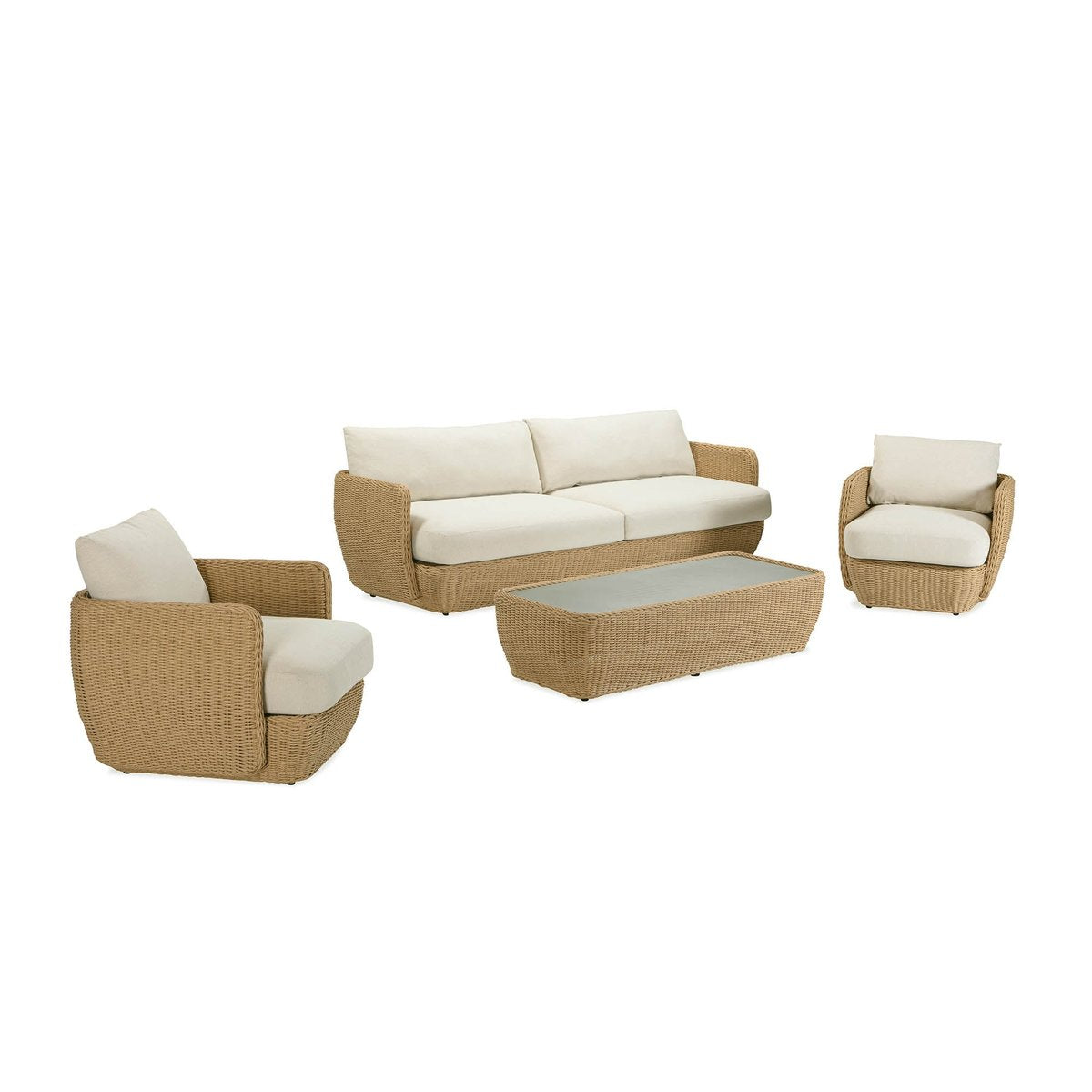 LH Home Siesta All-Weather Wicker Outdoor Sofa