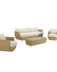 LH Home Siesta All-Weather Wicker Outdoor Sofa