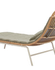 Zuo Modern Skim Olefin Fabric Outdoor Chaise Lounge