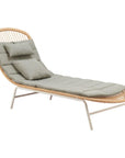 Zuo Modern Skim Olefin Fabric Outdoor Chaise Lounge