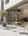 Zuo Modern Skye Olefin Fabric Outdoor Barstool 2PC