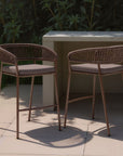 Zuo Modern Skye Olefin Fabric Outdoor Barstool 2PC
